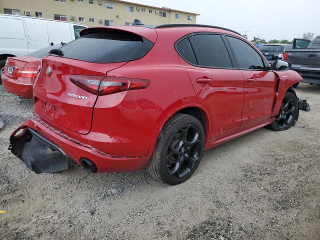 ZASPAKBN8N7D28563 - 2022 ALFA ROMEO STELVIO TI RED photo 3