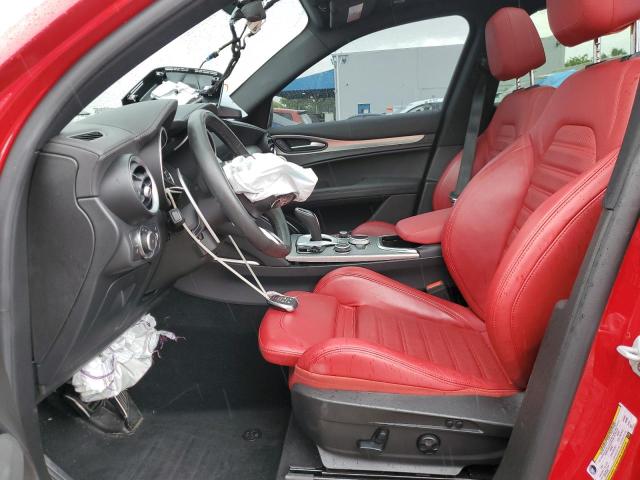 ZASPAKBN8N7D28563 - 2022 ALFA ROMEO STELVIO TI RED photo 7
