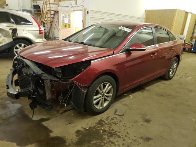 5NPE24AA8FH136094 - 2015 HYUNDAI SONATA ECO BURGUNDY photo 1