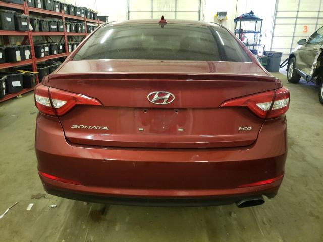 5NPE24AA8FH136094 - 2015 HYUNDAI SONATA ECO BURGUNDY photo 6