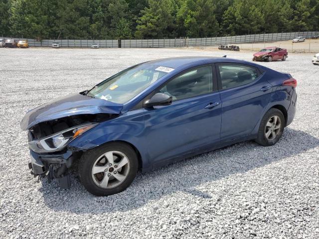 5NPDH4AE1FH642508 - 2015 HYUNDAI ELANTRA SE BLUE photo 1