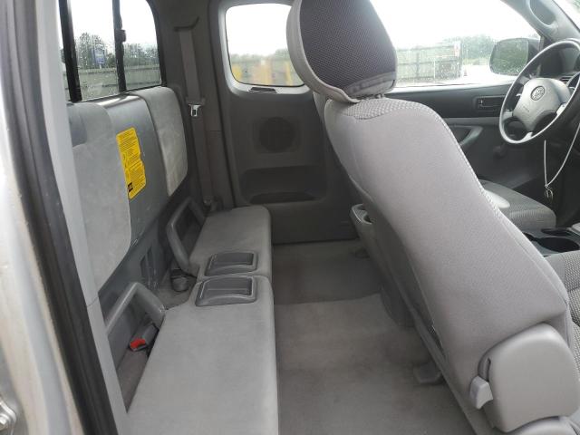 5TEUX42NX7Z428195 - 2007 TOYOTA TACOMA ACCESS CAB ვერცხლისფერი ფოტო 10