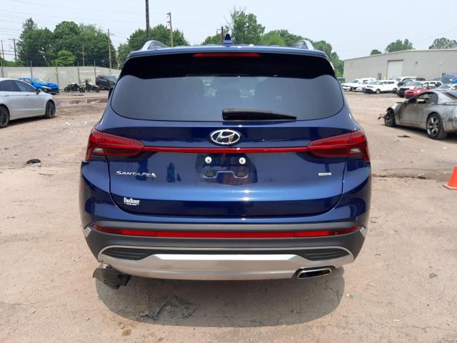 5NMS2DAJ5NH424654 - 2022 HYUNDAI SANTA FE SEL BLUE photo 6