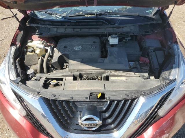 5N1AZ2MH9GN162739 - 2016 NISSAN MURANO S MAROON photo 12