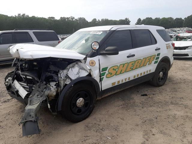 1FM5K8ARXHGB65533 - 2017 FORD EXPLORER POLICE INTERCEPTOR WHITE photo 1
