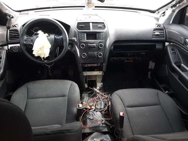 1FM5K8ARXHGB65533 - 2017 FORD EXPLORER POLICE INTERCEPTOR WHITE photo 8