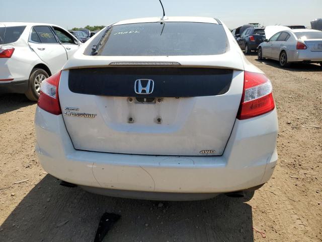 5J6TF2H59AL004338 - 2010 HONDA ACCORD CRO EXL WHITE photo 6