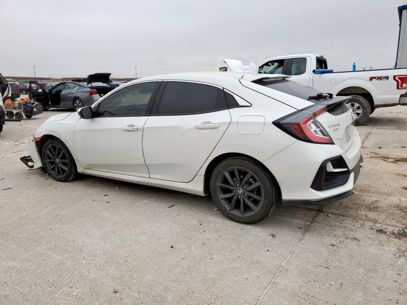 SHHFK7H86LU215491 - 2020 HONDA CIVIC EXL WHITE photo 2