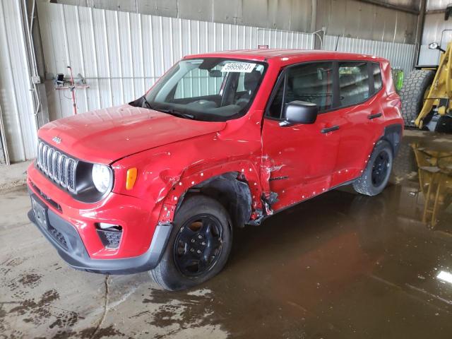 ZACNJBAB0LPL14516 - 2020 JEEP RENEGADE SPORT RED photo 1