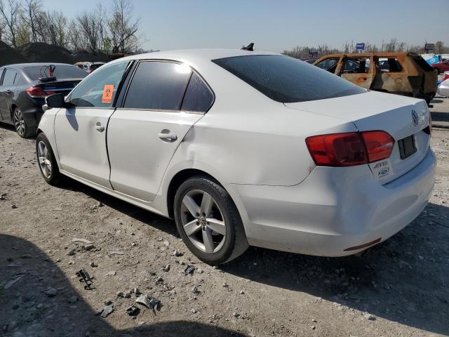 3VW3L7AJ4CM468395 - 2012 VOLKSWAGEN JETTA TDI WHITE photo 2