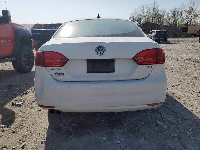 3VW3L7AJ4CM468395 - 2012 VOLKSWAGEN JETTA TDI WHITE photo 6
