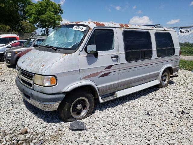 2B7HB21Y9TK135199 - 1996 DODGE RAM VAN B2500 GRAY photo 1