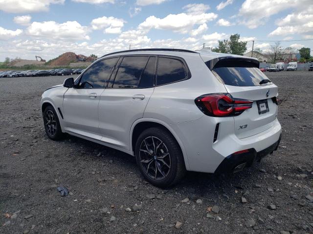 5UX53DP05P9P31585 - 2023 BMW X3 XDRIVE30I WHITE photo 2