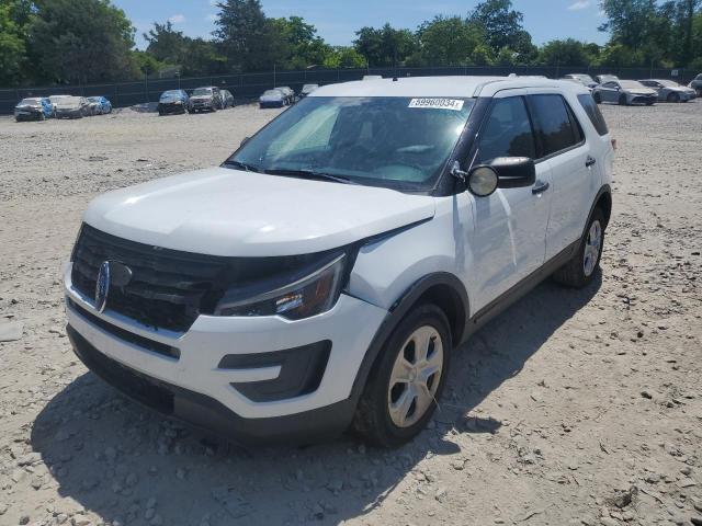 1FM5K8AT4GGC72975 - 2016 FORD EXPLORER POLICE INTERCEPTOR 白色 照片 1