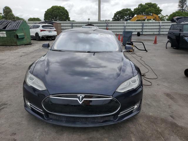 5YJSA1H16EFP51363 - 2014 TESLA MODEL S BLUE photo 5