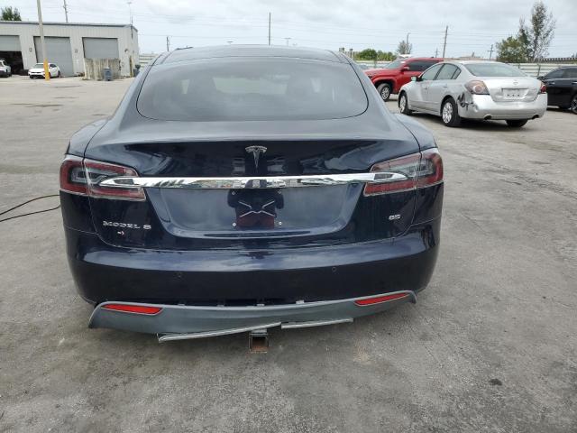 5YJSA1H16EFP51363 - 2014 TESLA MODEL S BLUE photo 6
