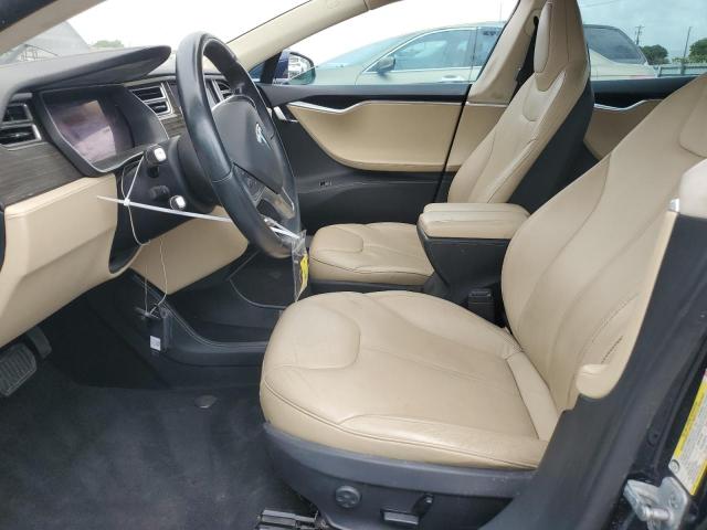 5YJSA1H16EFP51363 - 2014 TESLA MODEL S BLUE photo 7