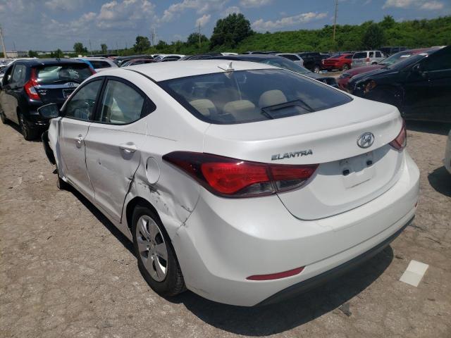 5NPDH4AE2GH786022 - 2016 HYUNDAI ELANTRA SE WHITE photo 2