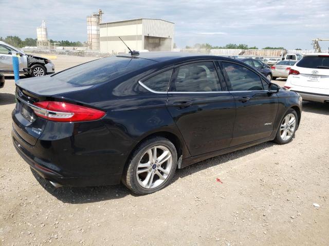 3FA6P0LU6JR117500 - 2018 FORD FUSION SE HYBRID CHARCOAL photo 3