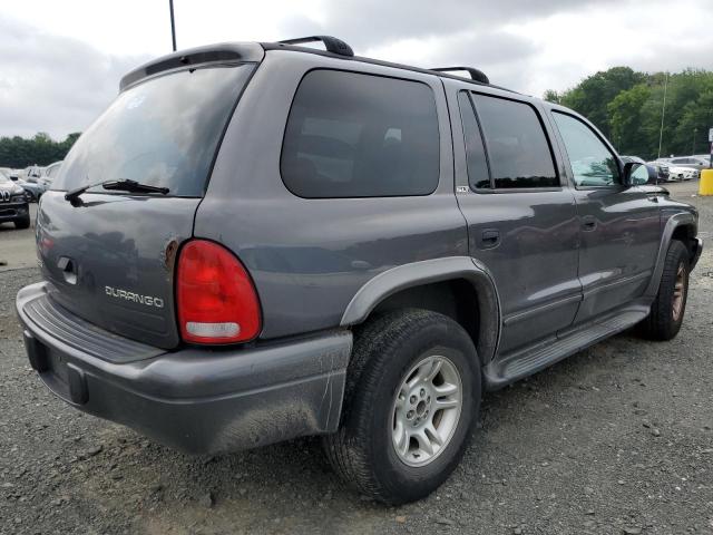 1B4HS48N12F219079 - 2002 DODGE DURANGO SLT GRAY photo 3