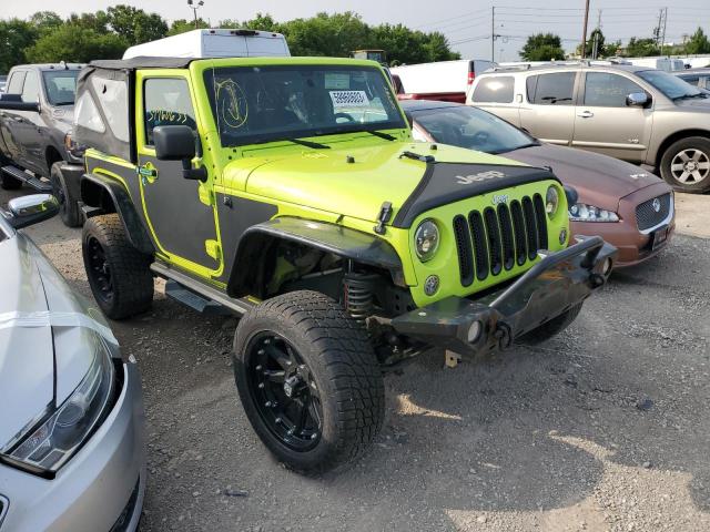 1C4AJWAG7GL327861 - 2016 JEEP WRANGLER SPORT GREEN photo 4