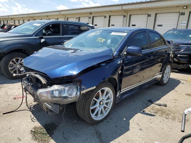 JA32U2FU3EU002391 - 2014 MITSUBISHI LANCER ES/ES SPORT BLUE photo 1