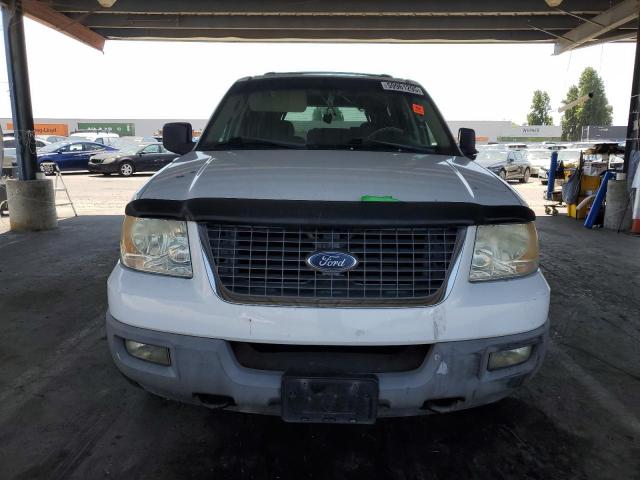1FMPU16L13LC58455 - 2003 FORD EXPEDITION XLT WHITE photo 5