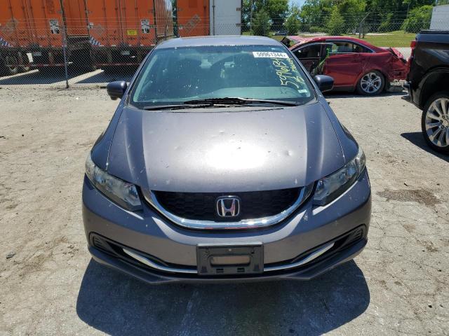 19XFB2F78FE248985 - 2015 HONDA CIVIC SE GRAY photo 5