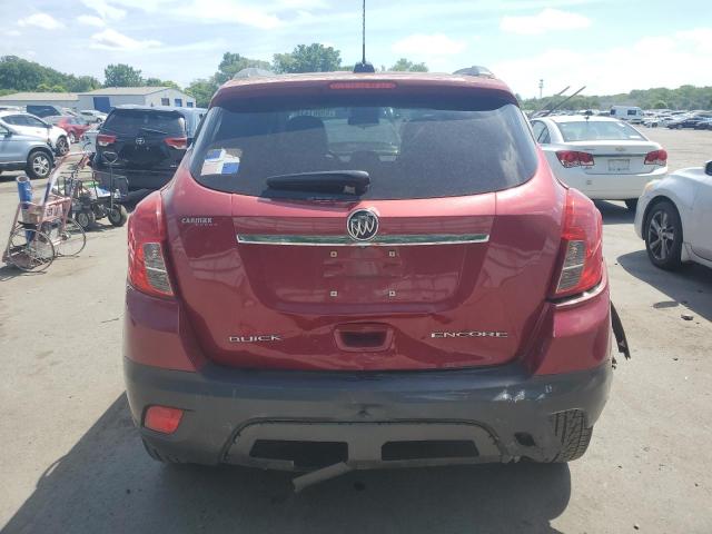 KL4CJASB2FB216518 - 2015 BUICK ENCORE MAROON photo 6