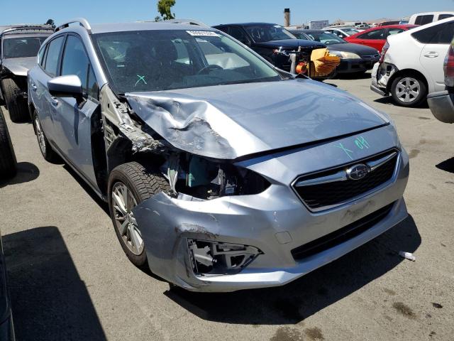 4S3GTAB62J3715083 - 2018 SUBARU IMPREZA PREMIUM SILVER photo 4