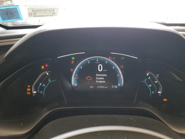 SHHFK7H84KU413887 - 2019 HONDA CIVIC EXL ვერცხლისფერი ფოტო 9