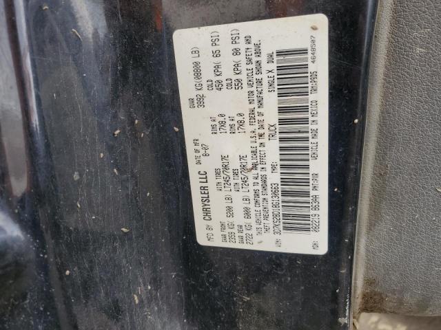 3D7KS28D18G130663 - 2008 DODGE RAM 2500 ST BLACK photo 13