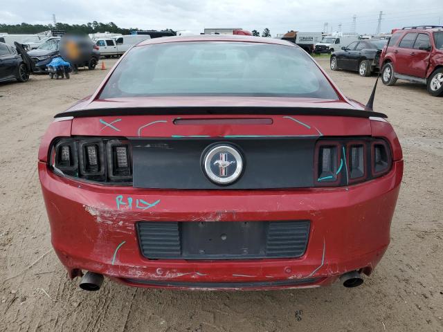 1ZVBP8AM9D5254770 - 2013 FORD MUSTANG RED photo 6