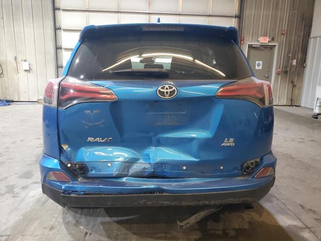 JTMBFREVXHJ710898 - 2017 TOYOTA RAV4 LE Azul foto 6