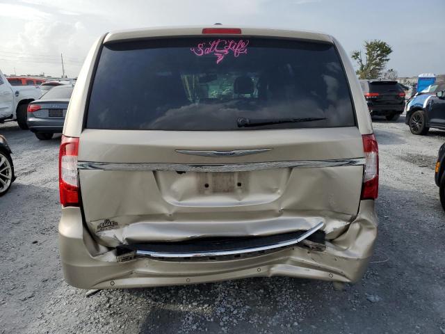 2C4RC1CGXDR769856 - 2013 CHRYSLER TOWN & COU TOURING L TAN photo 6