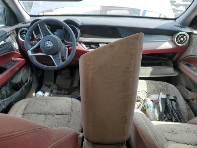 ZASPAKBN0K7C50341 - 2019 ALFA ROMEO STELVIO TI GRAY photo 8