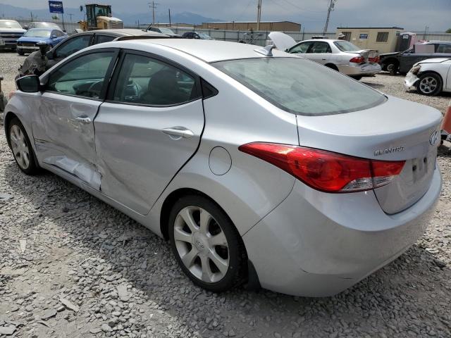 KMHDH4AE9DU703781 - 2013 HYUNDAI ELANTRA GLS SILVER photo 2