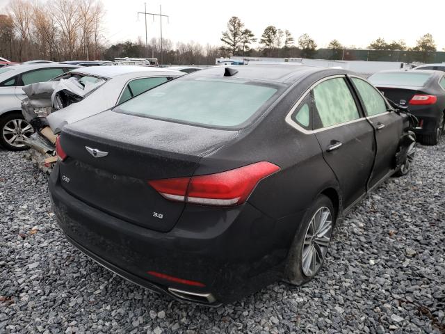 KMHGN4JE6JU238829 - 2018 GENESIS G80 BASE BLACK photo 4