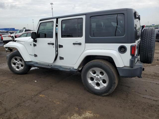 1C4BJWEG5FL703955 - 2015 JEEP WRANGLER U SAHARA WHITE photo 2