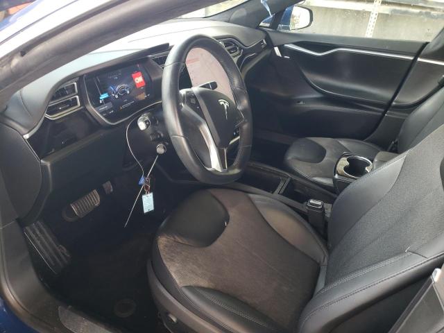 5YJSA1E15GF173876 - 2016 TESLA MODEL S BLUE photo 7