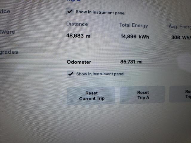 5YJSA1E15GF173876 - 2016 TESLA MODEL S BLUE photo 9