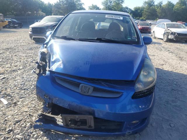 JHMGD38687S017400 - 2007 HONDA FIT S BLUE photo 5