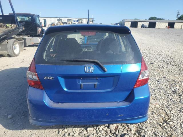 JHMGD38687S017400 - 2007 HONDA FIT S BLUE photo 6