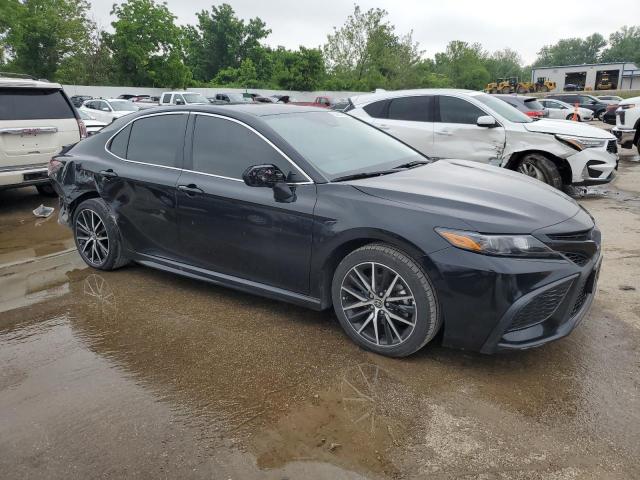 4T1S11AK0PU134243 - 2023 TOYOTA CAMRY SE NIGHT SHADE BLACK photo 4