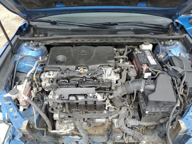 4T1B11HK7JU025825 - 2018 TOYOTA CAMRY L BLUE photo 11