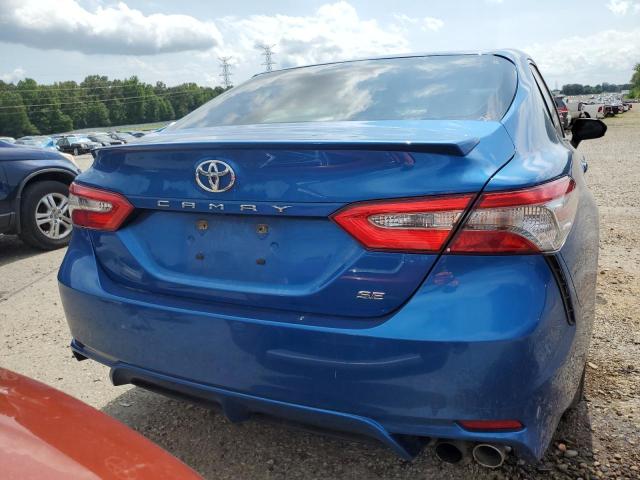 4T1B11HK7JU025825 - 2018 TOYOTA CAMRY L BLUE photo 6