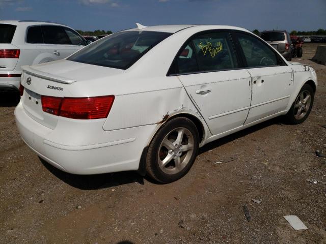 5NPEU46CX9H541754 - 2009 HYUNDAI SONATA SE WHITE photo 3