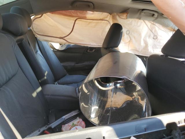 2HGFB2F95FH504040 - 2015 HONDA CIVIC EXL შავი ფოტო 10