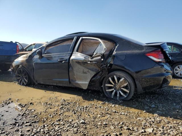 2HGFB2F95FH504040 - 2015 HONDA CIVIC EXL შავი ფოტო 2