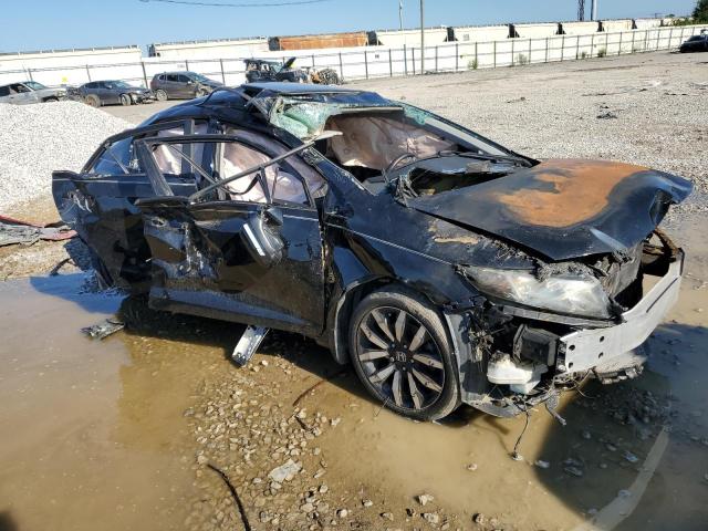 2HGFB2F95FH504040 - 2015 HONDA CIVIC EXL შავი ფოტო 4